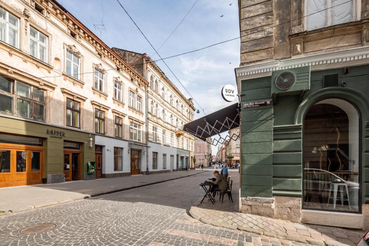 Apartment On Yana Zhizhky Lviv Bagian luar foto